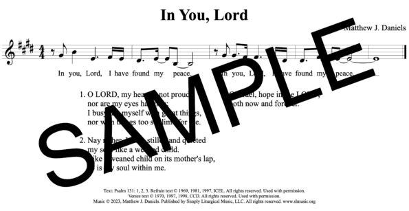 Sample Psalm 131 In You Lord Daniels Assembly1