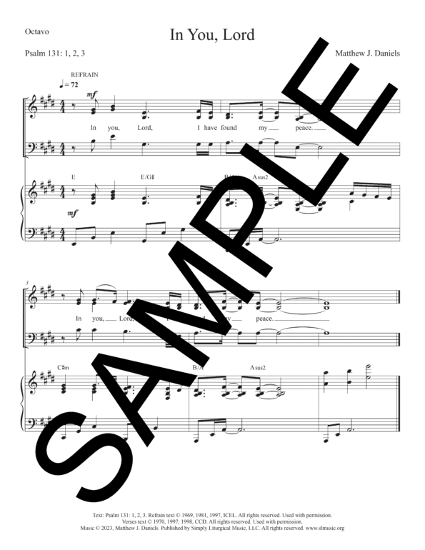 Sample Psalm 131 In You Lord Daniels Octavo1